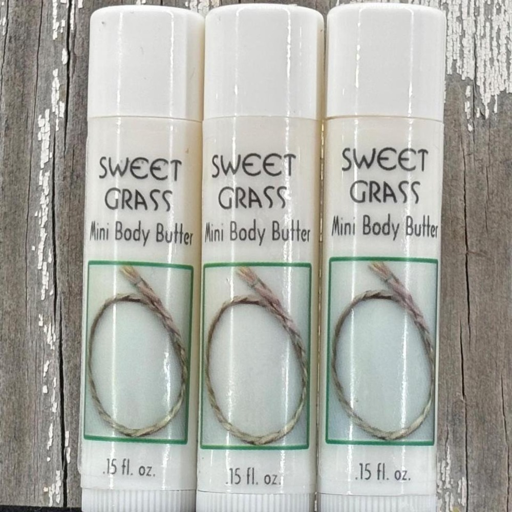 Sacred Feather Traders Sweet Grass Body Butter (3) 0.15 fl‎ oz tubes